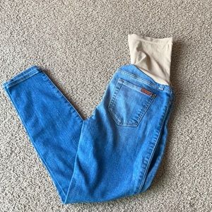 7 For All Mankind Maternity Jeans belly panel size 27